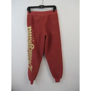 Disney Spirit Jersey Joggers Sweatpants Women XS Disneyland Resort Sherpa Pink